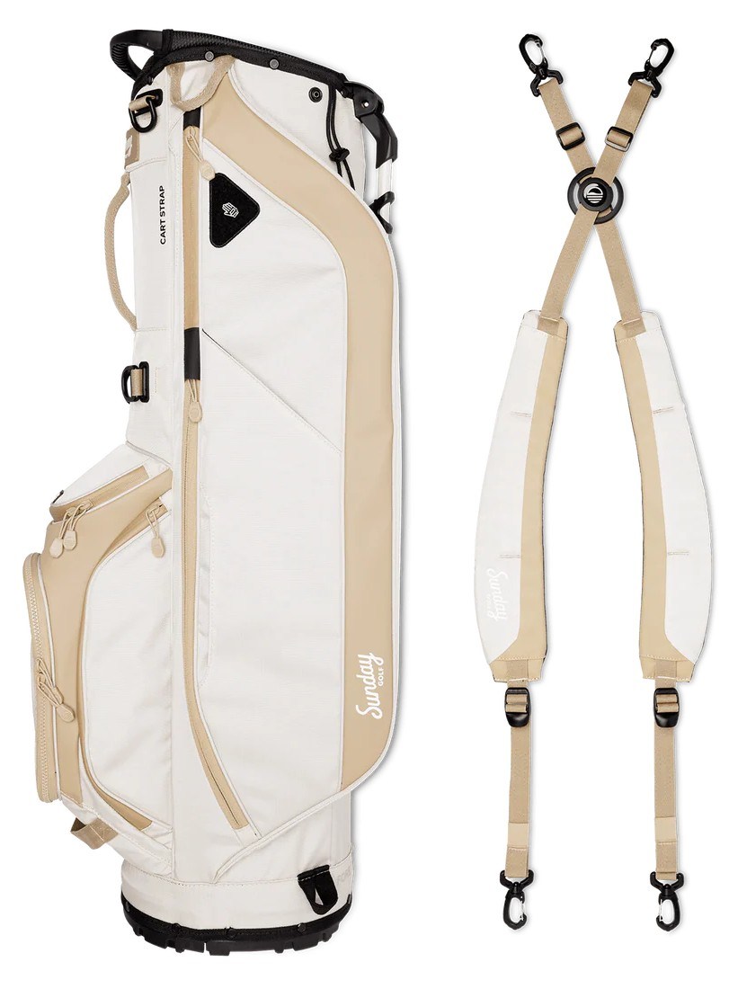 Sunday Golf Ryder stand bag, toasted almond
