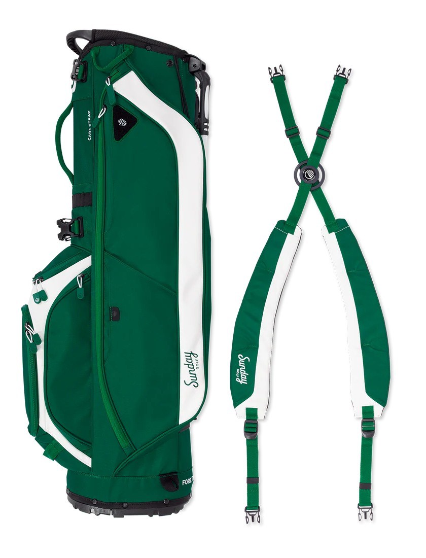 Sunday Golf Ryder Standbag, evergreen