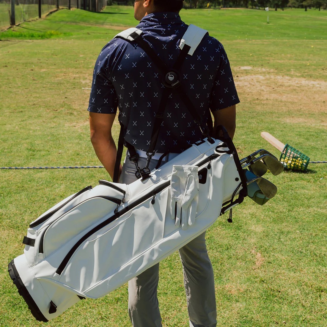 Sunday Golf Ryder S-Class Standbag, weiss