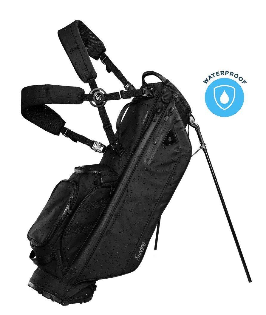 Sunday Golf Storm Ryder Standbag, schwarz
