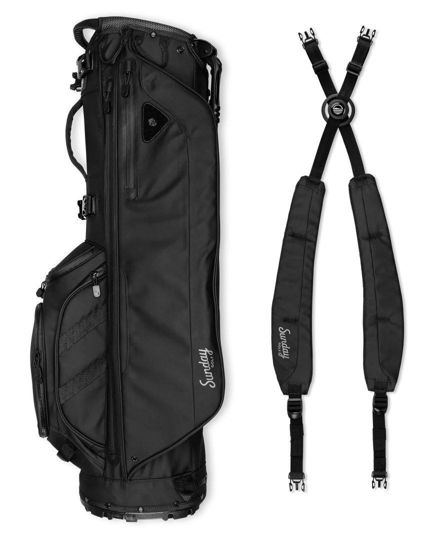 Sunday Golf Storm Ryder Standbag, schwarz