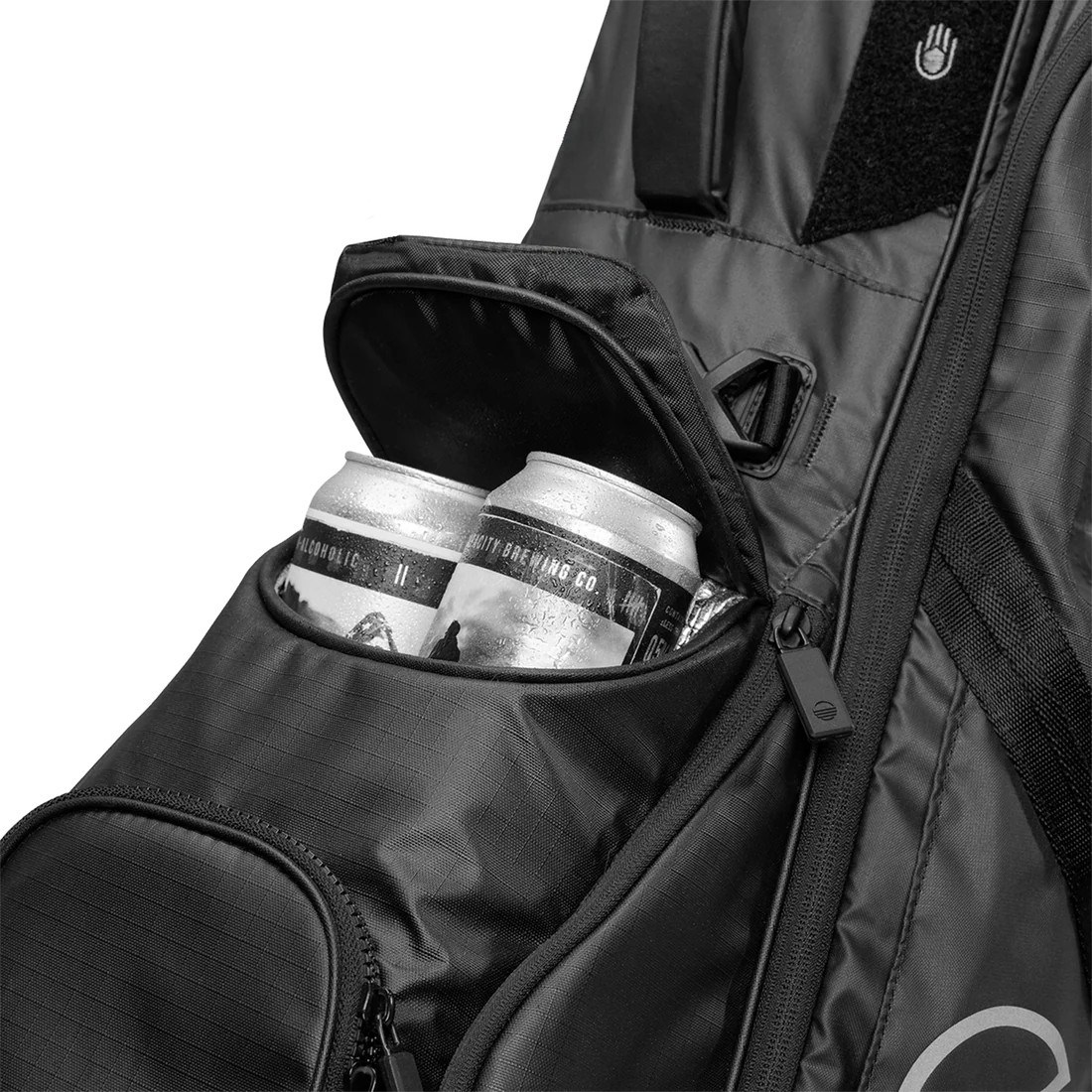 Sunday Golf Ranger Standbag, schwarz