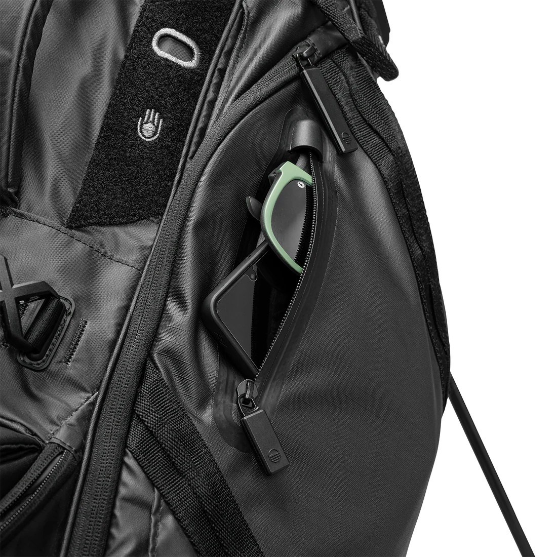Sunday Golf Ranger Standbag, schwarz