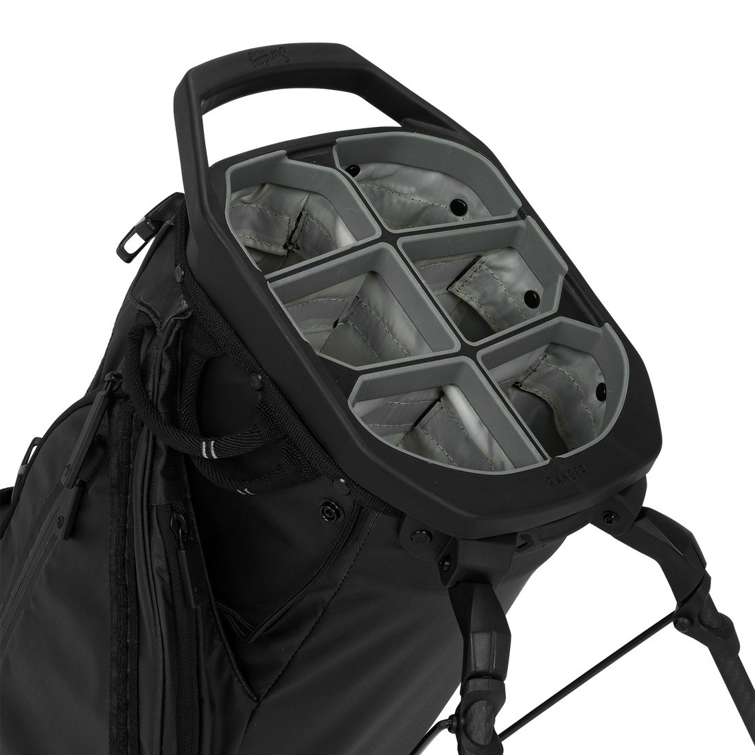 Sunday Golf Ranger Standbag, schwarz