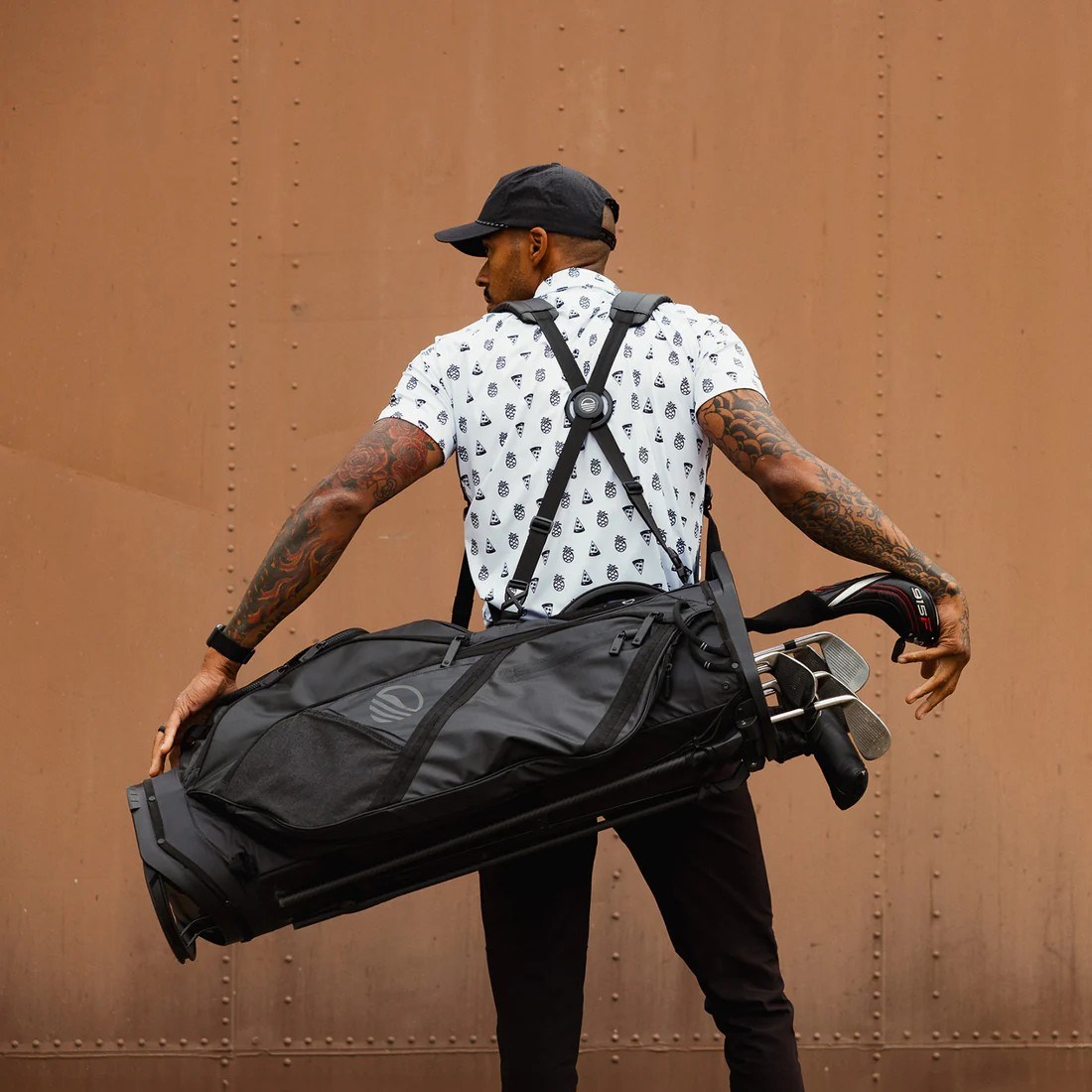 Sunday Golf Ranger Standbag, schwarz