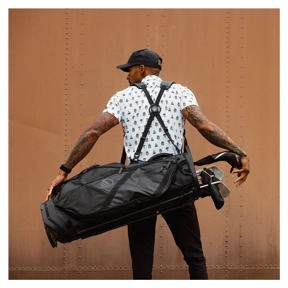 Sunday Golf Ranger Standbag, schwarz