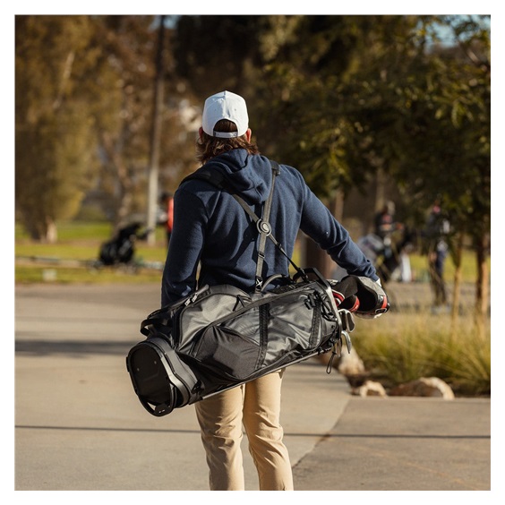 Sunday Golf Ranger Standbag, schwarz