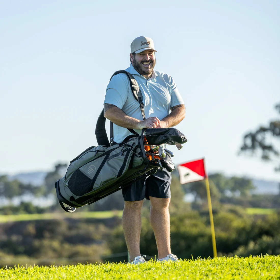 Sunday Golf Ranger Standbag, sage