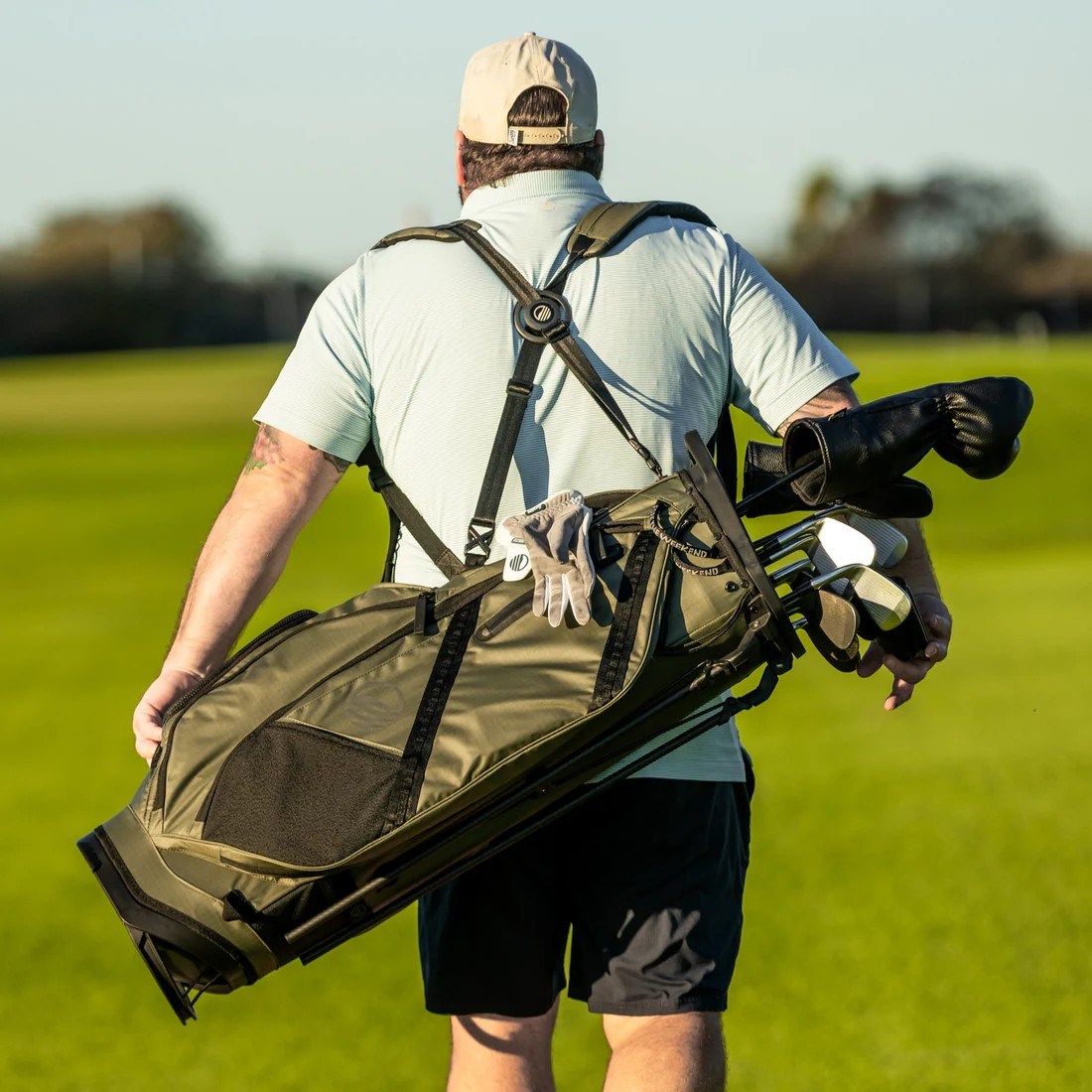 Sunday Golf Ranger Standbag, sage