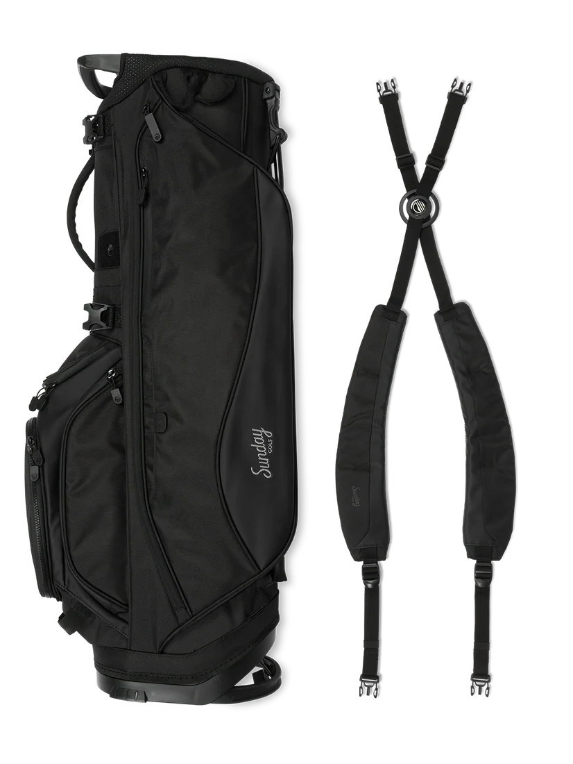 Sunday Golf Ryder 14 Standbag, schwarz