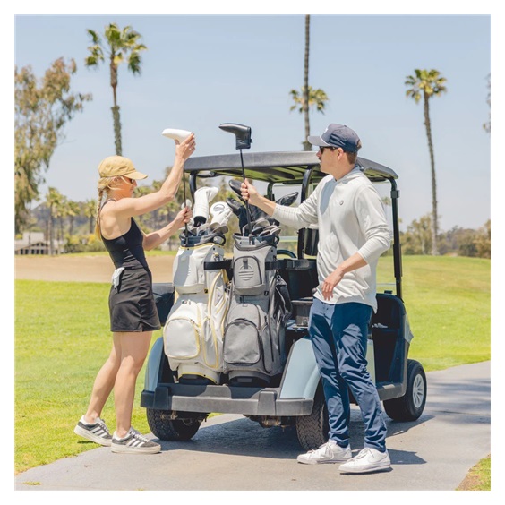 Sunday Golf Big Rig Cartbag, grau