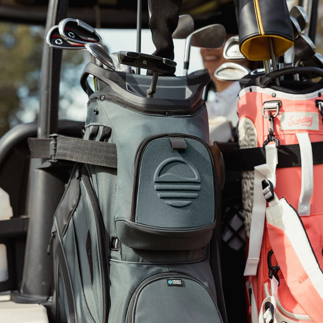 Sunday Golf Big Rig Cartbag, midnight green