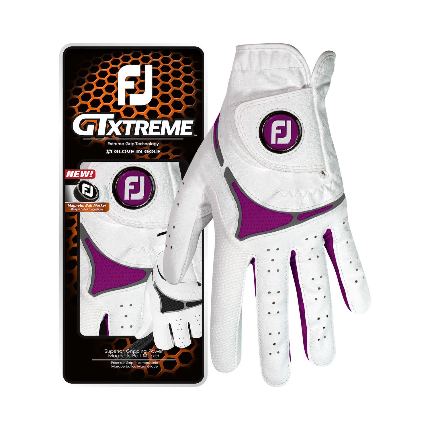 FootJoy GTxtreme Damen Golfhandschuh, weiss/fuchsia