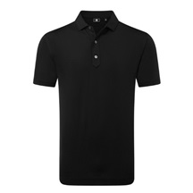 FootJoy Lisle Solid Herren Poloshirt, schwarz