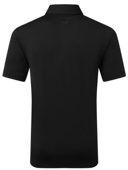 FootJoy Lisle Solid Herren Poloshirt, schwarz