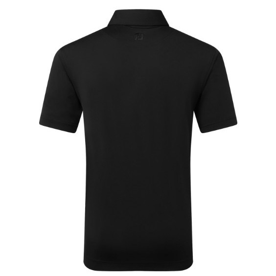 FootJoy Lisle Solid Herren Poloshirt, schwarz