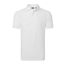 FootJoy Lisle Solid Herren Poloshirt, weiss