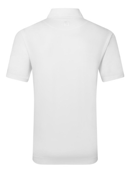 FootJoy Lisle Solid Herren Poloshirt, weiss