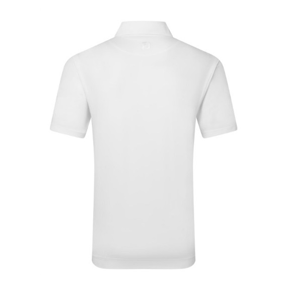 FootJoy Lisle Solid Herren Poloshirt, weiss