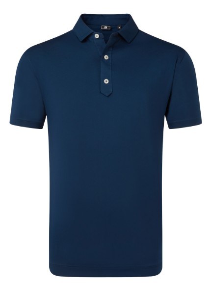FootJoy Lisle Solid Herren Poloshirt, dunkelblau