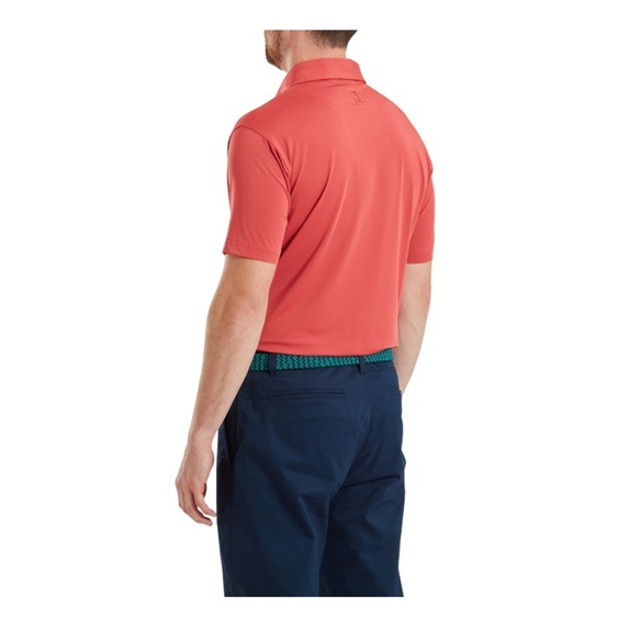FootJoy Lisle Solid Herren Poloshirt, nantucket red