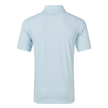 FootJoy Modernist Geo Pique Herren Poloshirt, white/ice blue
