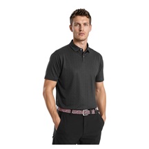 FootJoy Modernist Geo Pique Herren Poloshirt, charcoal/black