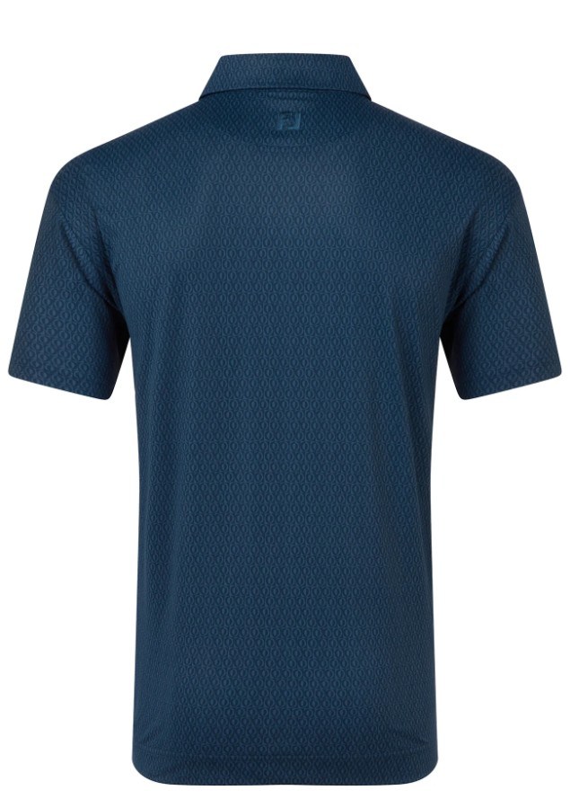 FootJoy Modernist Geo Pique Herren Poloshirt, navy tonal
