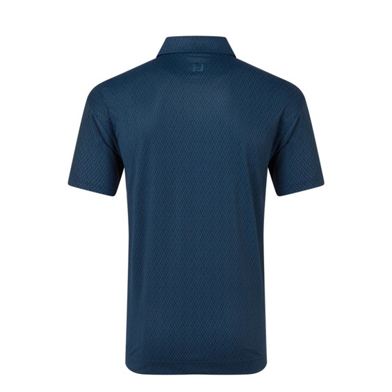 FootJoy Modernist Geo Pique Herren Poloshirt, navy tonal