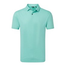FootJoy Modernist Geo Pique Herren Poloshirt, blue reef/sea glass