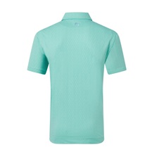FootJoy Modernist Geo Pique Herren Poloshirt, blue reef/sea glass