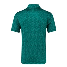 FootJoy Raker Print Lisle Herren Poloshirt, field green