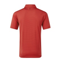 FootJoy Micro Feeder Stripe Lisle Herren Poloshirt, red tonal