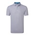 FootJoy Nautical Flag Print Lisle Herren Poloshirt, nantucket red/coastal blue