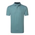FootJoy Nautical Flag Print Lisle Herren Poloshirt, field green/navy