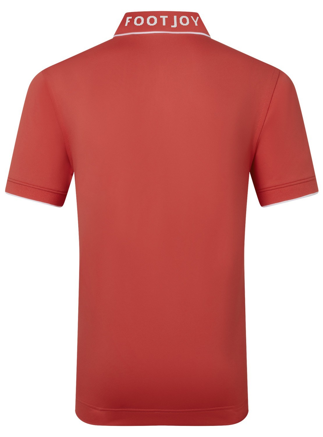 FootJoy FJ Wordmark Pique Herren Poloshirt, nantucket red