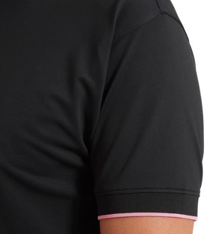FootJoy FJ Wordmark Herren Poloshirt, pique schwarz