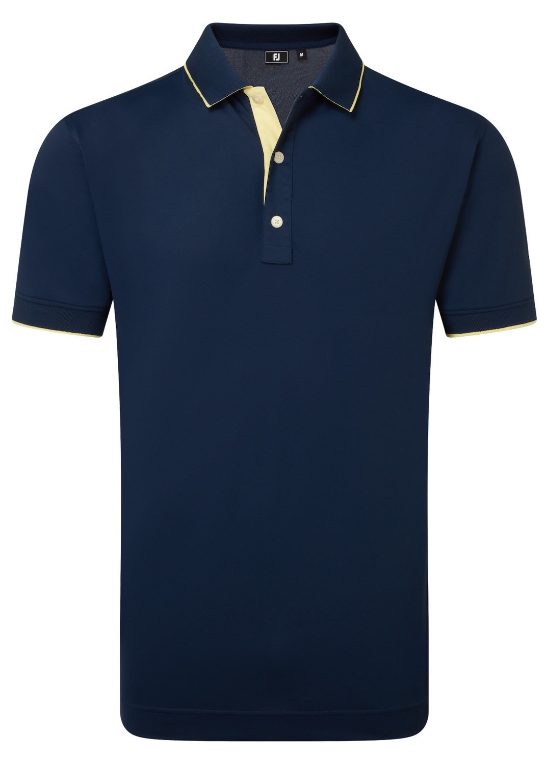 FootJoy FJ Wordmark Pique Herren Poloshirt, dunkelblau
