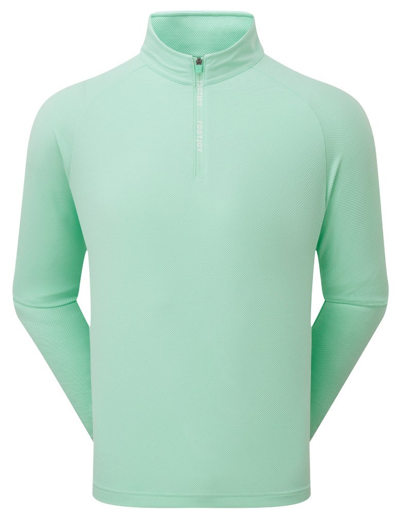 FootJoy Wordmark Chill Out Herren Sweatshirt, sea glass/white