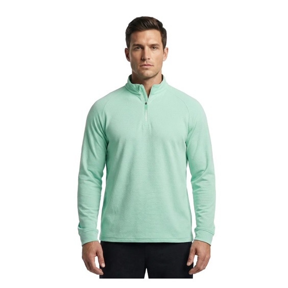 FootJoy Wordmark Chill Out Herren Sweatshirt, sea glass/white