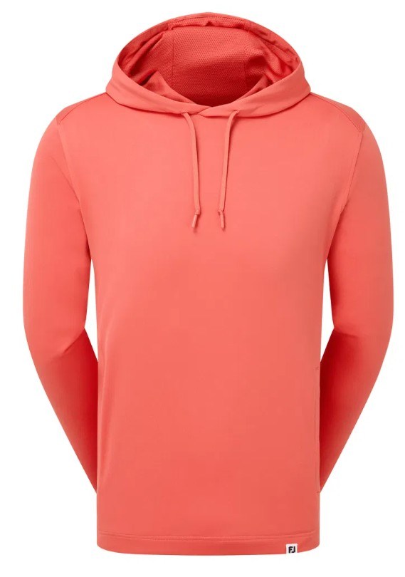 FootJoy Lightweight Hoodie Herren Sweatshirt, solid nantucket red