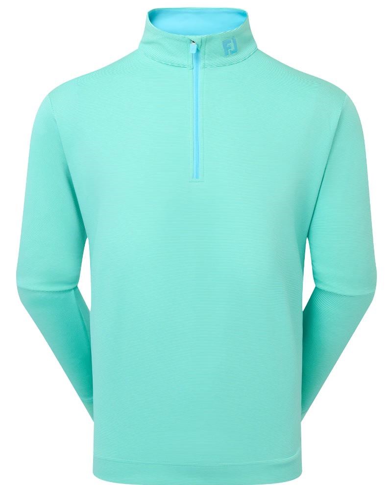 FootJoy Ottoman Stripe Chill-Out Herren Sweatshirt, blue reef/sea glass