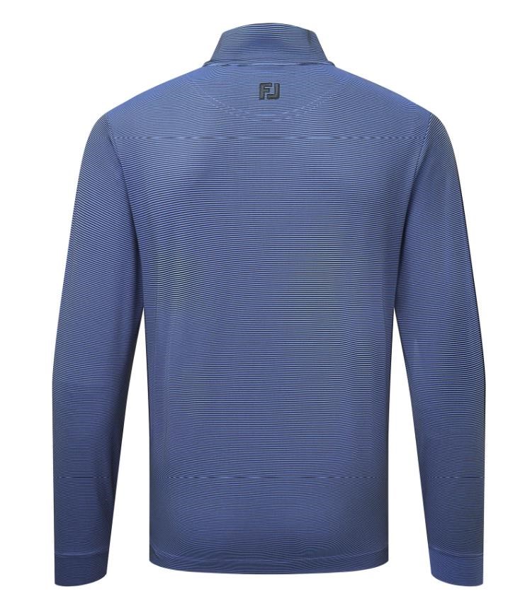 FootJoy Ottoman Stripe Chill-Out Herren Sweatshirt, black/vivid violet