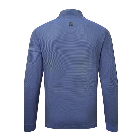 FootJoy Ottoman Stripe Chill-Out Herren Sweatshirt, black/vivid violet