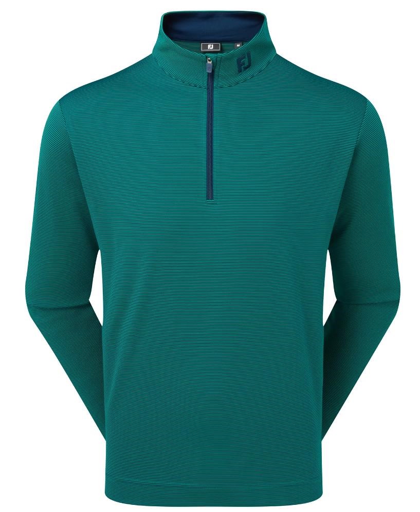 FootJoy Ottoman Stripe Chill-Out Herren Sweatshirt, navy/field green