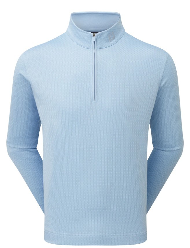 FootJoy Nautical Flag Tonal Chill Out Herren Sweatshirt, chambray
