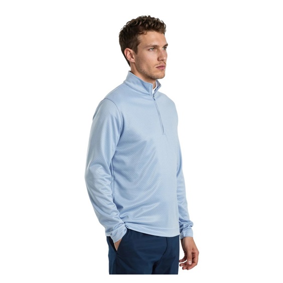 FootJoy Nautical Flag Tonal Chill Out Herren Sweatshirt, chambray