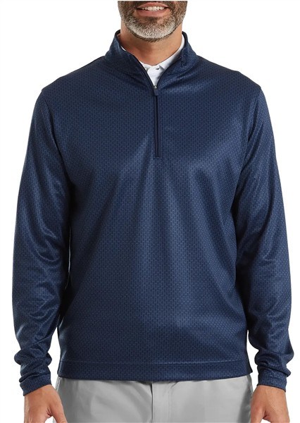 FootJoy Nautical Flag Tonal Chill Out Herren Sweatshirt, dunkelblau