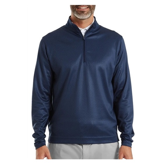 FootJoy Nautical Flag Tonal Chill Out Herren Sweatshirt, dunkelblau