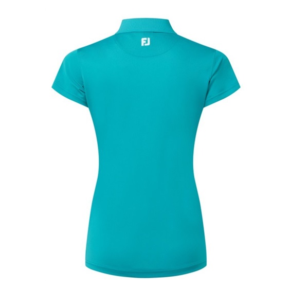 FootJoy Stretch Pique Solid Damen Poloshirt, tile blue